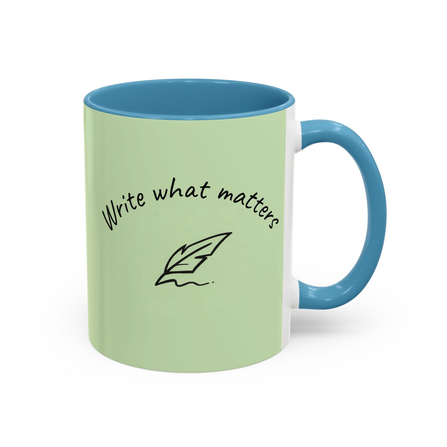 Write What Matters Mug | Accent Coffee Mug, 11oz