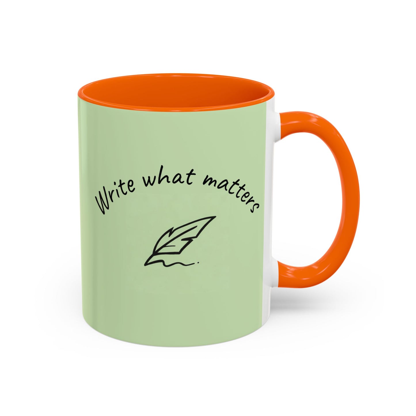 Write What Matters Mug | Accent Coffee Mug, 11oz