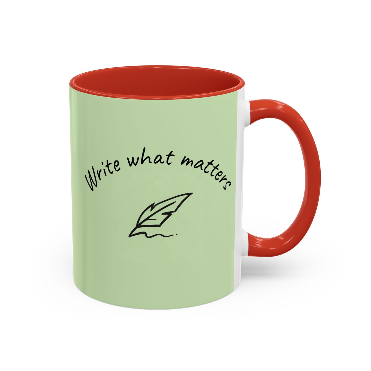 Write What Matters Mug | Accent Coffee Mug, 11oz