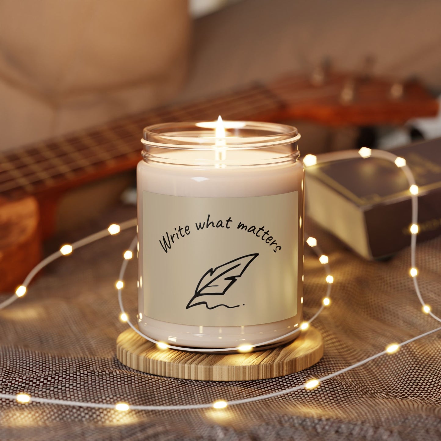 Write What Matters Soy Candle | 9oz Scented Jar Candle