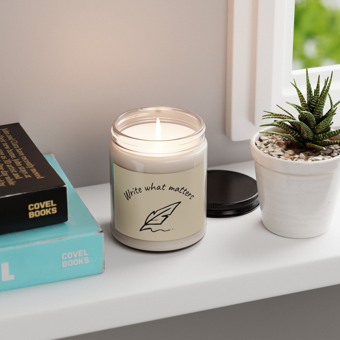 Write What Matters Soy Candle | 9oz Scented Jar Candle