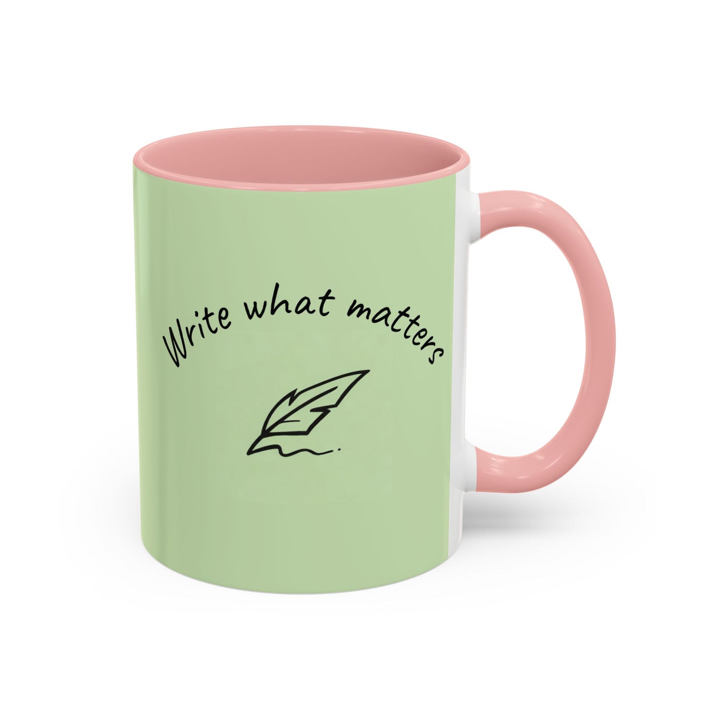 Write What Matters Mug | Accent Coffee Mug, 11oz