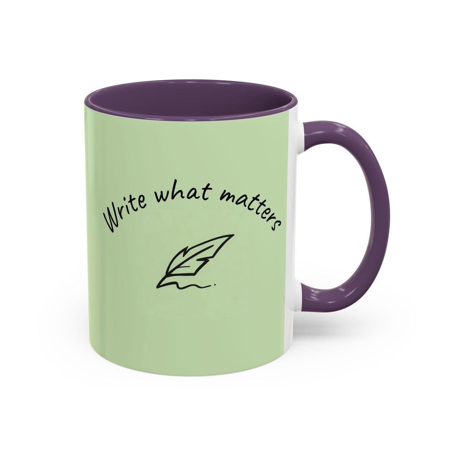 Write What Matters Mug | Accent Coffee Mug, 11oz