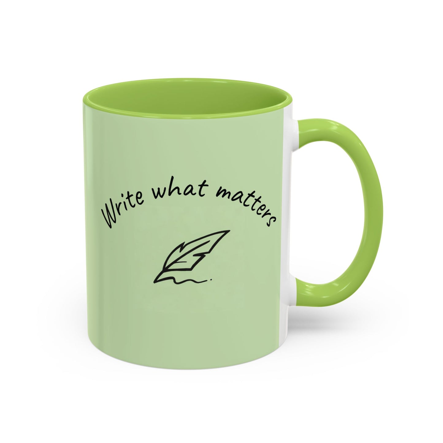 Write What Matters Mug | Accent Coffee Mug, 11oz